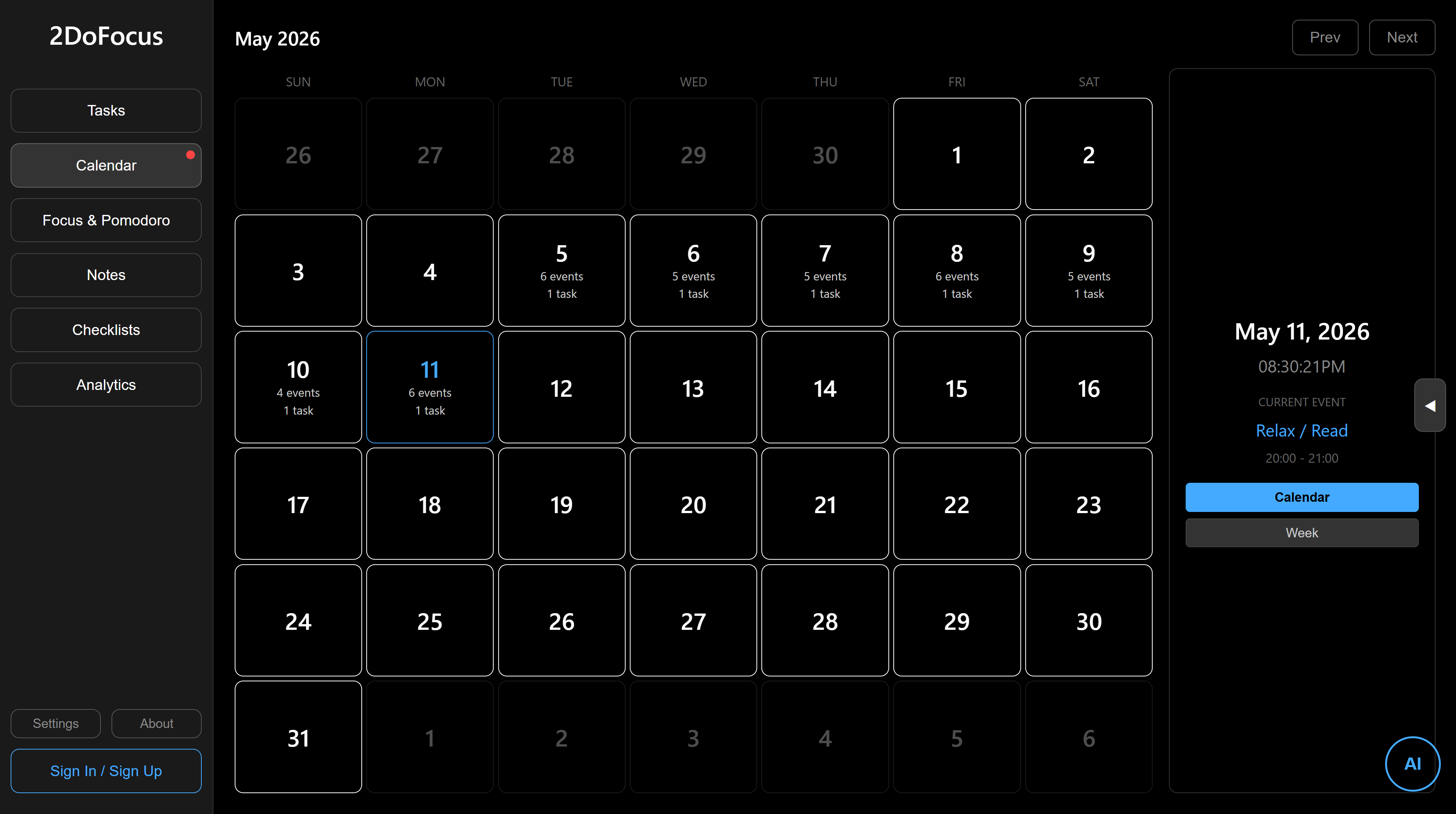 Calendar